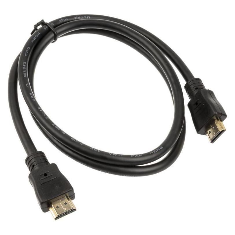 Akasa AK-CBHD19-10BK HDMI cable HDMI Type A (Standard) Black (1 m) (AK-CBHD19-10BK)