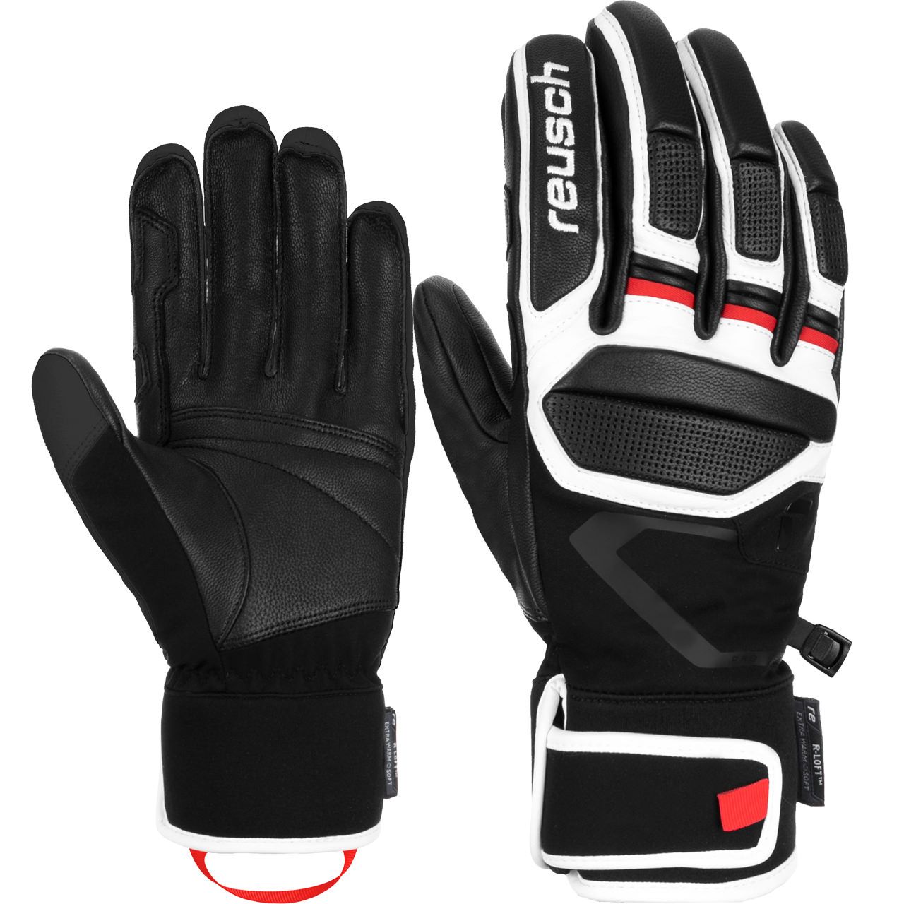 Reusch Herren Handschuh PRO RC black/white/fire red - 8,5