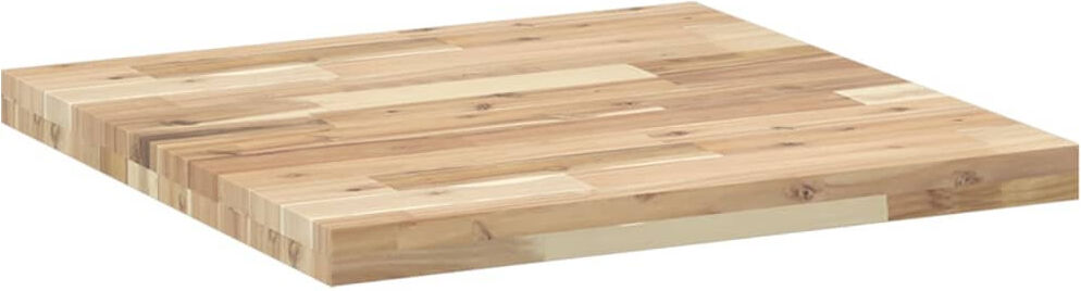 Natur Pur Jules Solid Wood Table Top Natural 4cm H x 60cm W x 60cm D