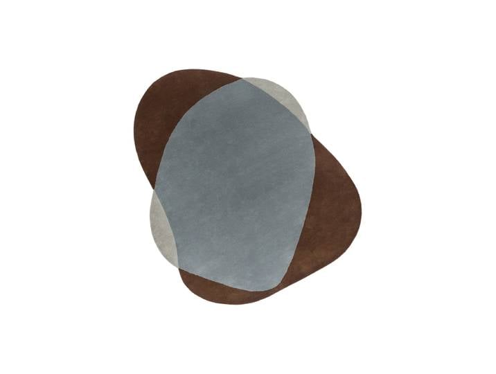 Handgetufteter Designer Wollteppich „Element Chad Brown“, verschiedene Grössen Multicolor BRINK & CAMPMAN