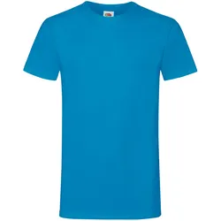 Fruit of the Loom Sofspun® T Herren T-Shirt NEU, azurblau, 3XL