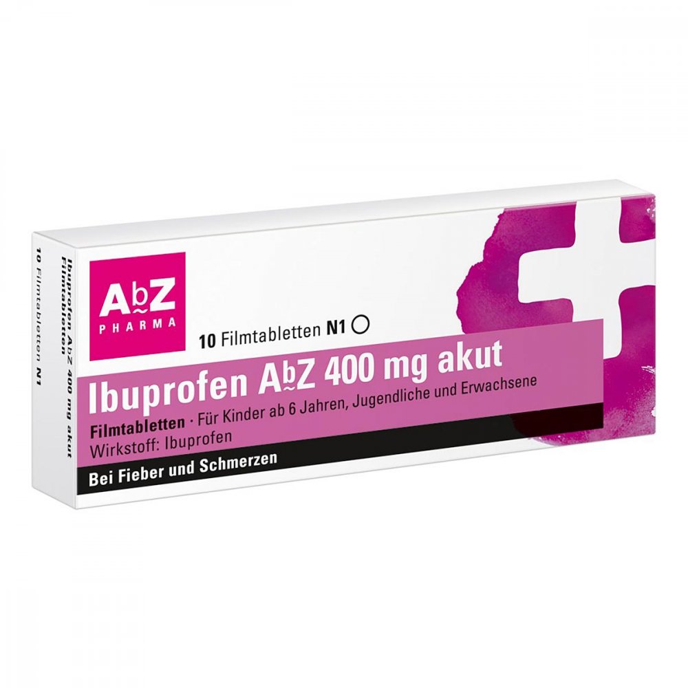 AbZ Pharma GmbH Ibuprofen AbZ 400 mg akut 11722831