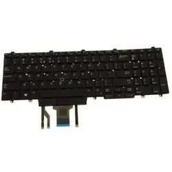 Dell Keyboard (US), Notebook Ersatzteile, Schwarz