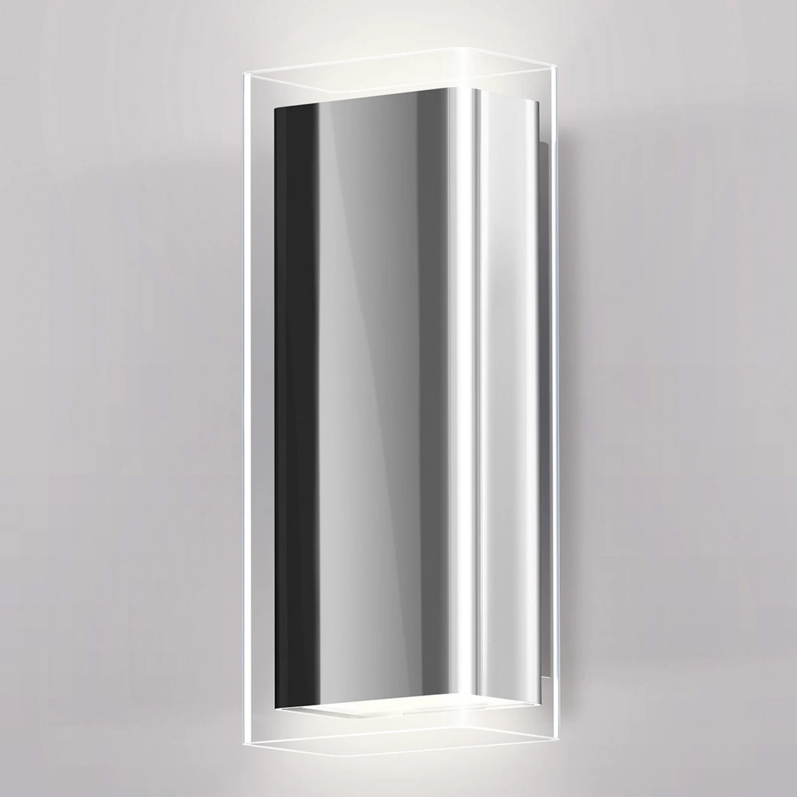 Serien Lighting Rod LED Wandlamp Chrome met Glas voor de Woonkamer
