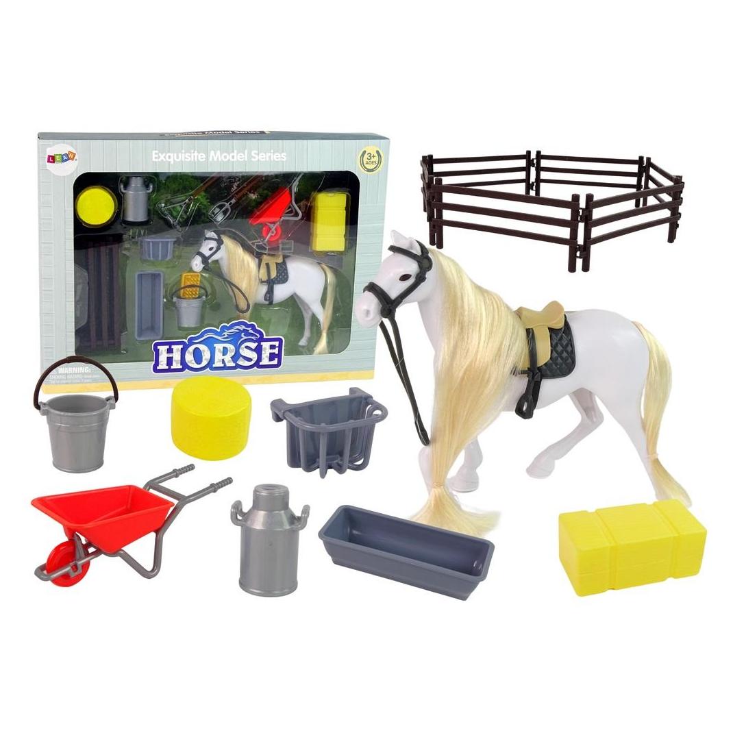 Lean Toys Putzpferd + Zubehör + Stift (49673921)
