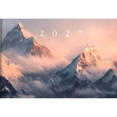 rido/idé 7017507017 Taschenkalender Mod. Septimus 2027 'Mountain' A6 quer, Papier