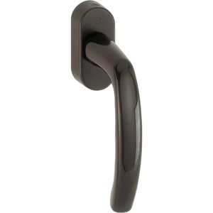 Hoppe-AG Fenstergriff Atlanta 10760935 Secustik, 32-42 mm Stiftlänge, Metall, dunkelbraun