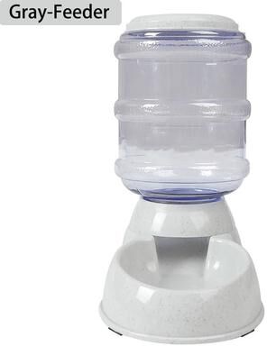 Uplift Picks PetFlow Automatic Pet Feeder And Water Dispenser Station gray Feeder