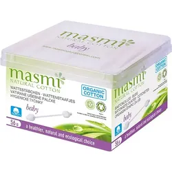 BIO OHRSTÄBCHEN Baby 100% Bio-Baumwolle MASMI 56 St