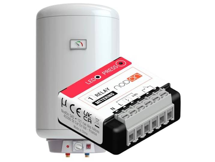 NodOn Module Zigbee Multifonction + Mesure Consommation Energie Contact Sec Zigbee - 14A - Pilotage Chaudière\, Chauffe-eau\, Radiateur - Compatible Home Assistant\, Homey\, SmartThings\, Jeedom