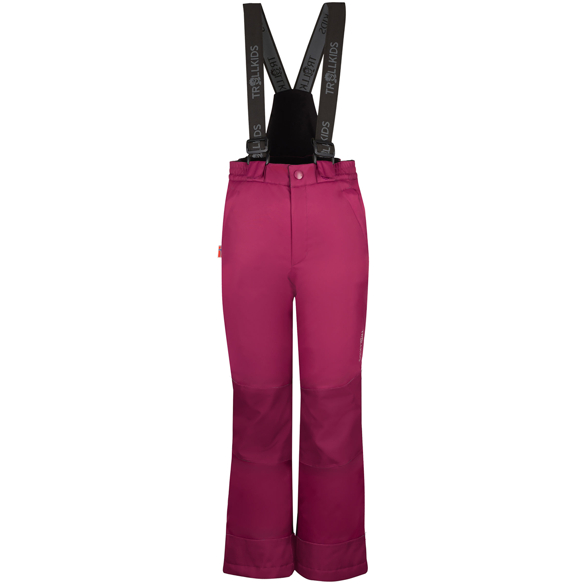 Trollkids Hammerfest Snow Hose Kinder Isolationshose pink Größe 128 Camping Widerstandsfähig Wasserabweisend