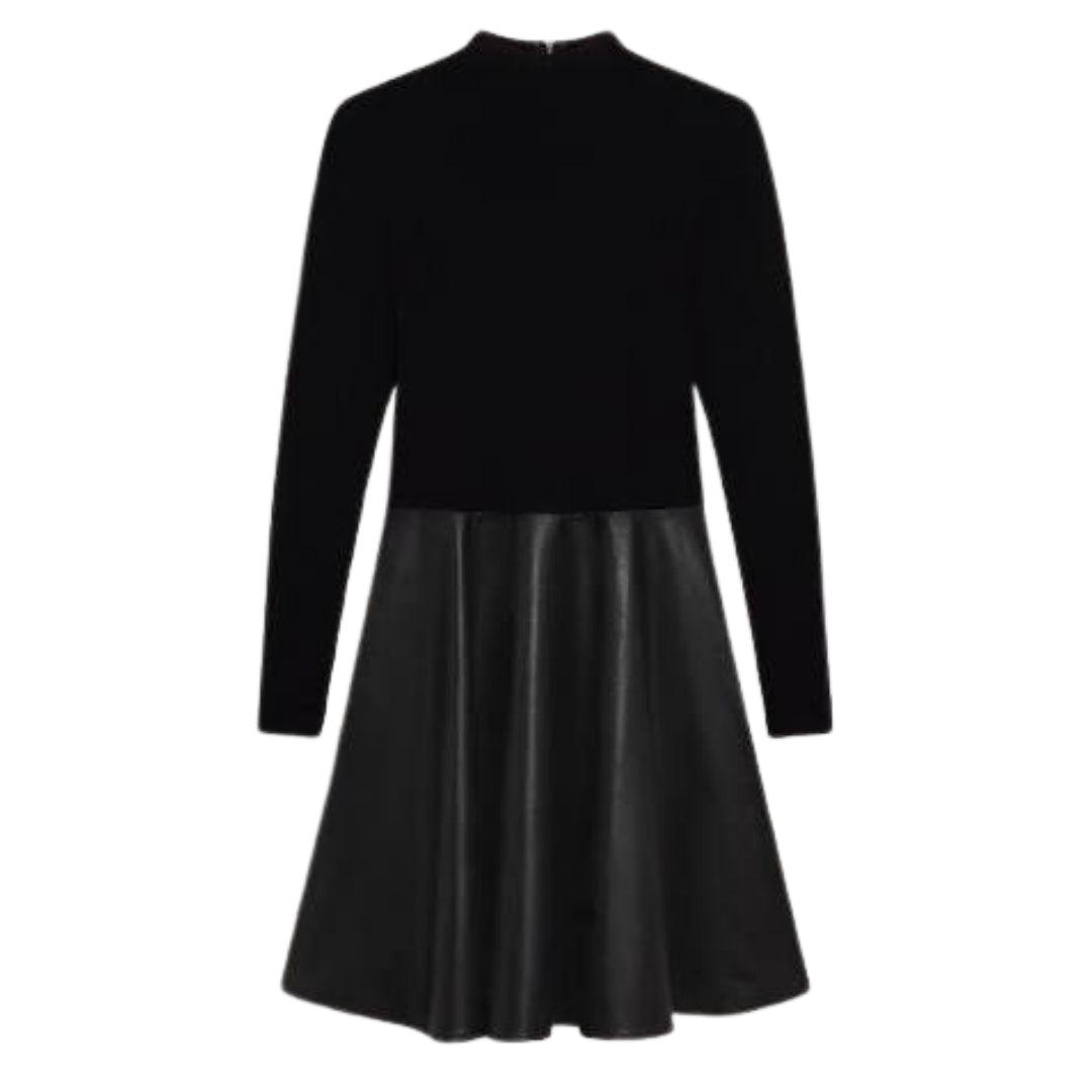 Ted Baker Midikleid Mit Kunstlederrock