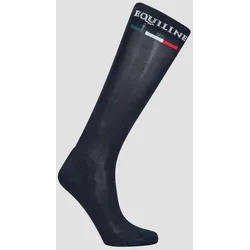 Equiline, Unisex, Sportsocken, Reitsocken mit Silberphosphat behandelt (43 - 46), Blau