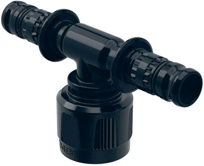 Geberit pièce en T de transition Mepla d 20mm/MF20/d=16, m MasterFix, DG, PVDF (622455005)