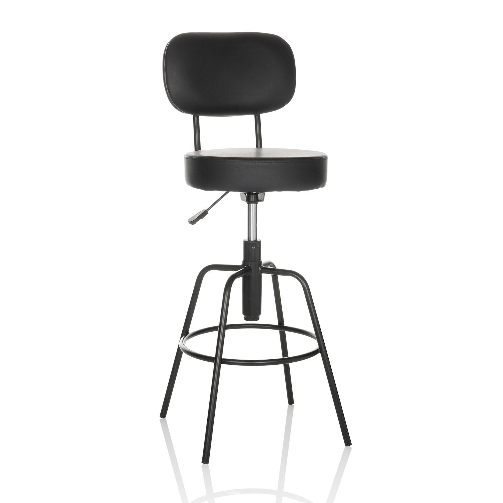 hjh OFFICE Barhocker DISC HIGH Kunstleder ohne Armlehnen