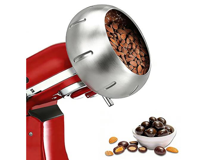 Accessoires de revêtement au chocolat compatibles avec les mélangeurs KitchenAid 4.5QT 5QT, outils de revêtement pour bonbons au chocolat, aux amandes et aux fraises