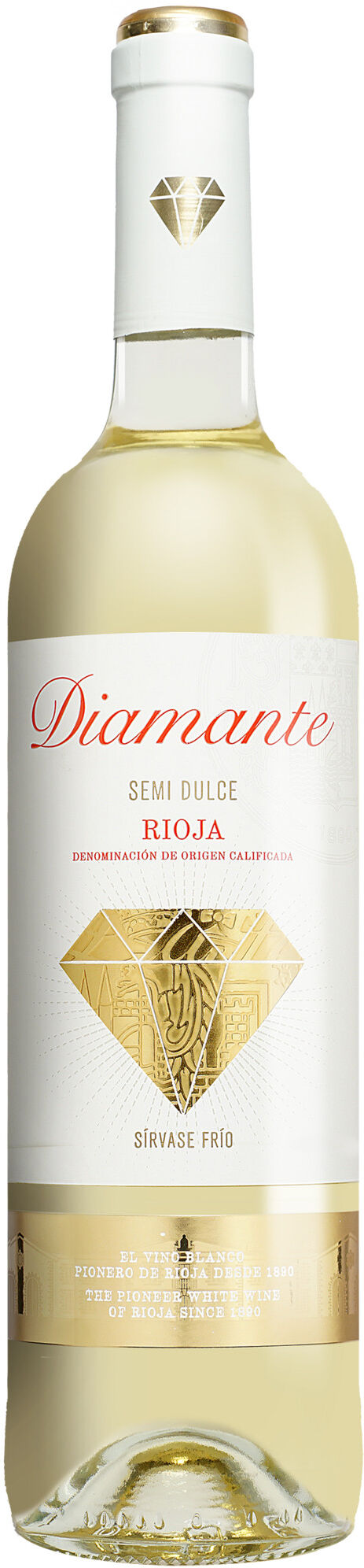 Franco Españolas Diamante Semi-Dulce 2025 12% Vol. Weißwein Lieblich aus Spanien