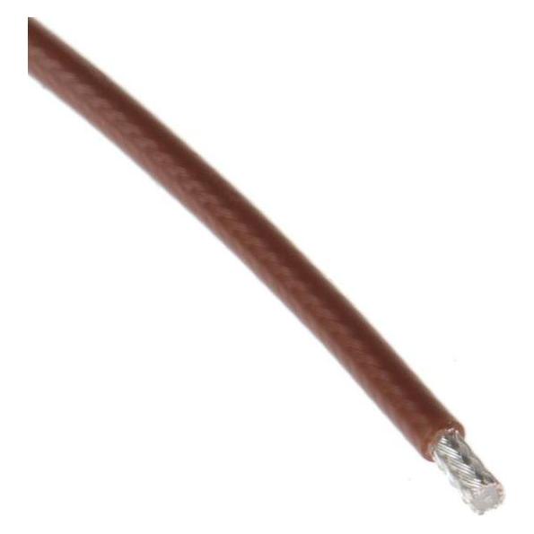 RS PRO RS RG178 coaxial B/U FEP brown 100m (9060635)