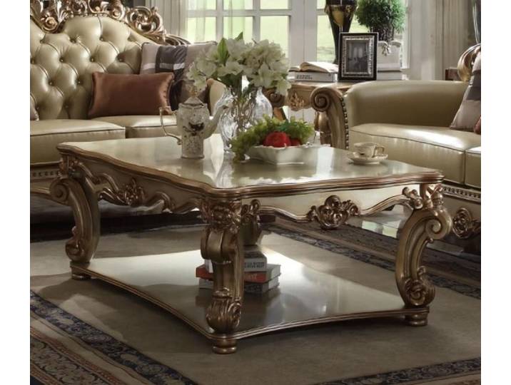 JVmoebel Couchtisch Luxuriöser Barockstil Sofatisch mit kunstvollen Verzierungen (1-St., Couchtisch), Made in Europa