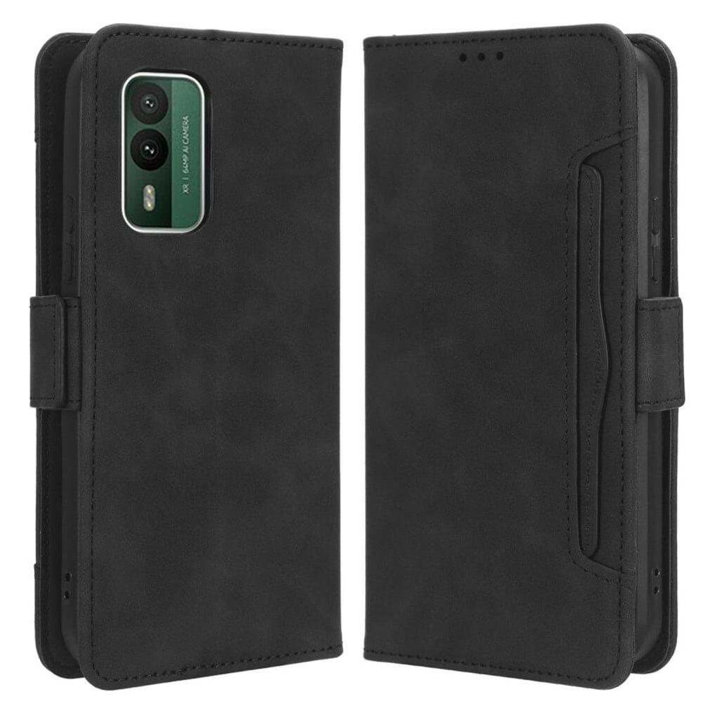 Cover-Discount Nokia XR21 - Etui mit vielen Kartenfächer schwarz (Nokia XR21) (660145749A)