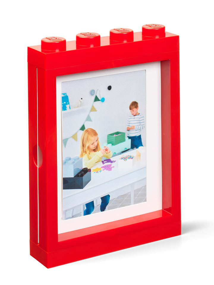LEGO Bilderrahmen in Rot - (B)19,1 x (H)28,8 x (T)4,7 cm - onesize