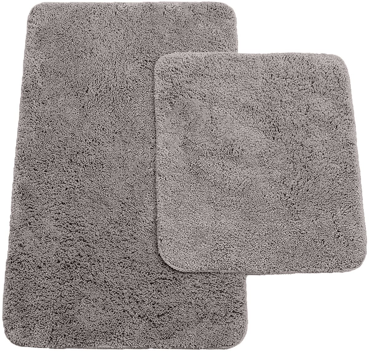 Unyqoos 2-delige badmatten set met antislip design voor de badkamer