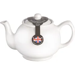 Price & Kensington, Teekanne, Teekanne klassisch, weiss, 10 Tassen (1.50 l)