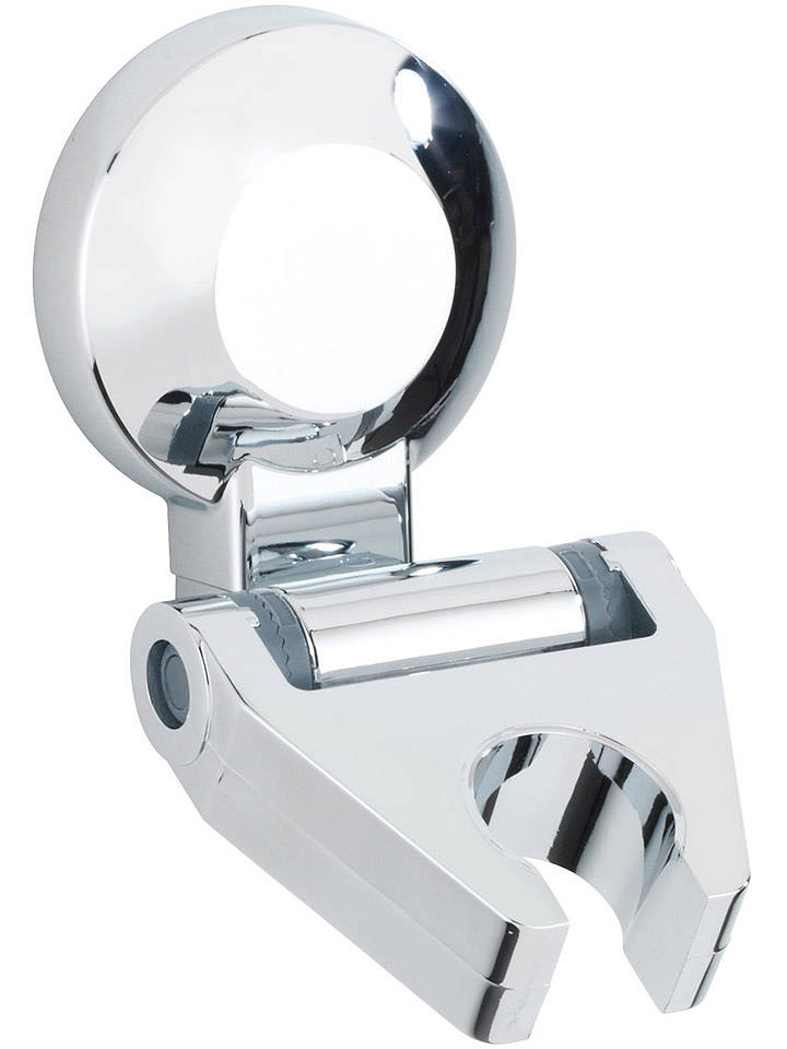 Wenko Duschkopfhalter in Silber - (B)6 x (H)8 x (T)9 cm - onesize