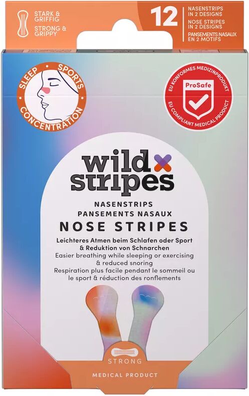 Wild Stripes - Nose Patches Sunrise, 12 Stück