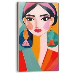 Bild COLOURFUL PORTRAIT (BHT 70x118x3 cm) - BHT 70x118x3 cm