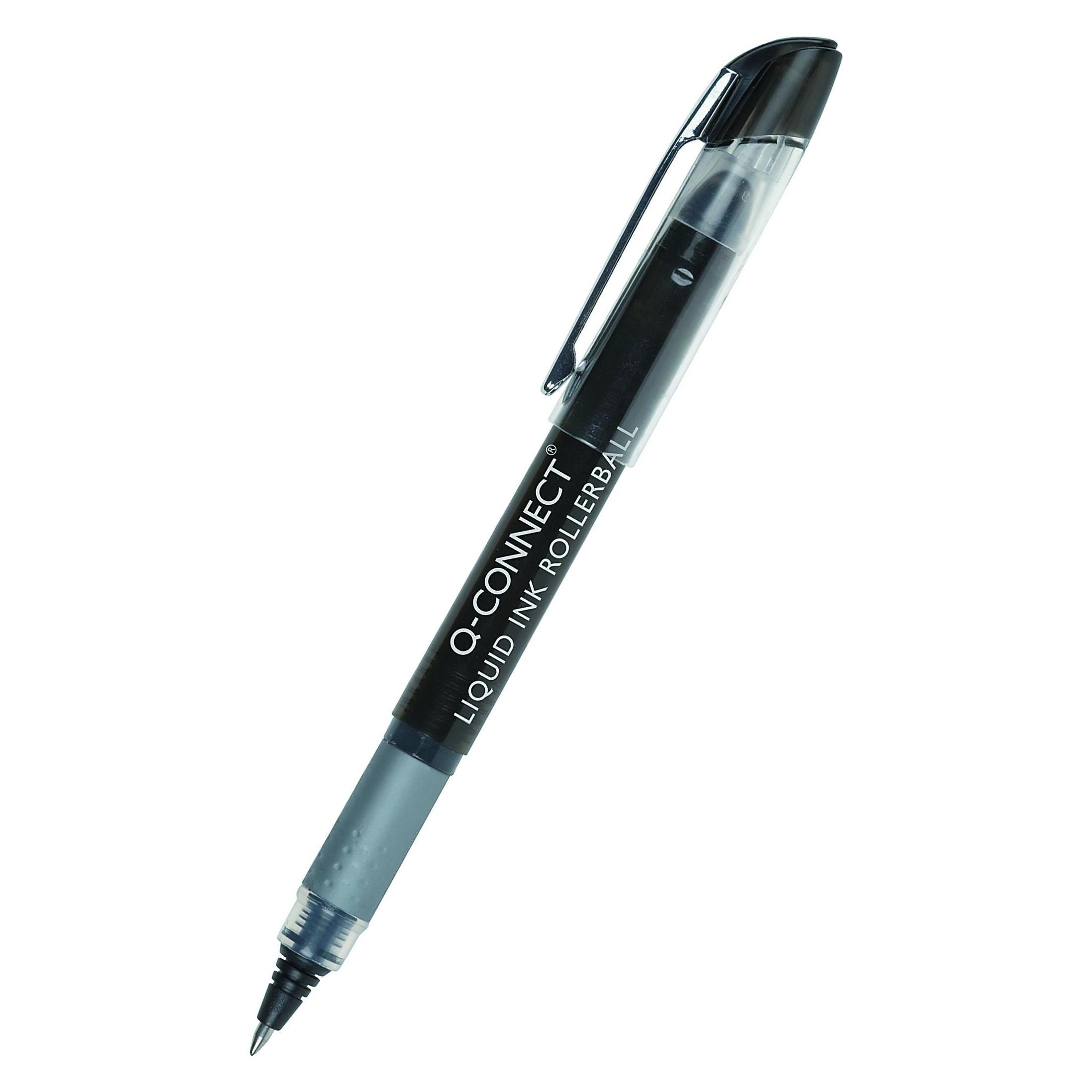 Q-Connect Kugelschreiber 0,5 mm (Linie), schwarz (1x) (47273590)