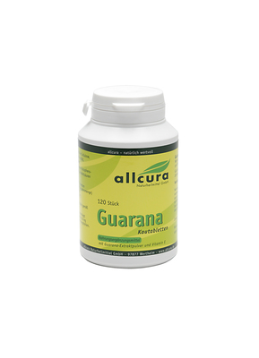 allcura Naturheilmittel GmbH GUARANA KAUTABLETTEN 120 g 04925752