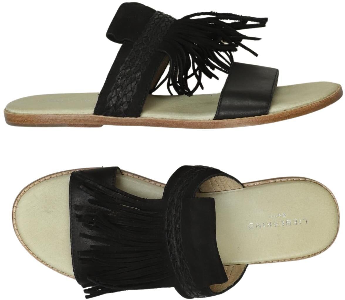 Liebeskind Berlin Damen Sandalen, Schwarz, Gr. EU 41, kein / Etikett - Second Hand