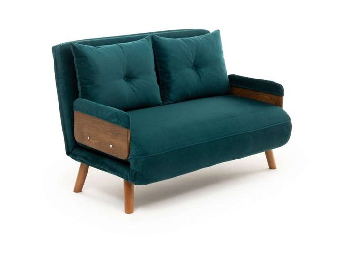 Bettsofa Cosmo Petrolgrün Stoff B 78 T 82 cm - Bettsofa