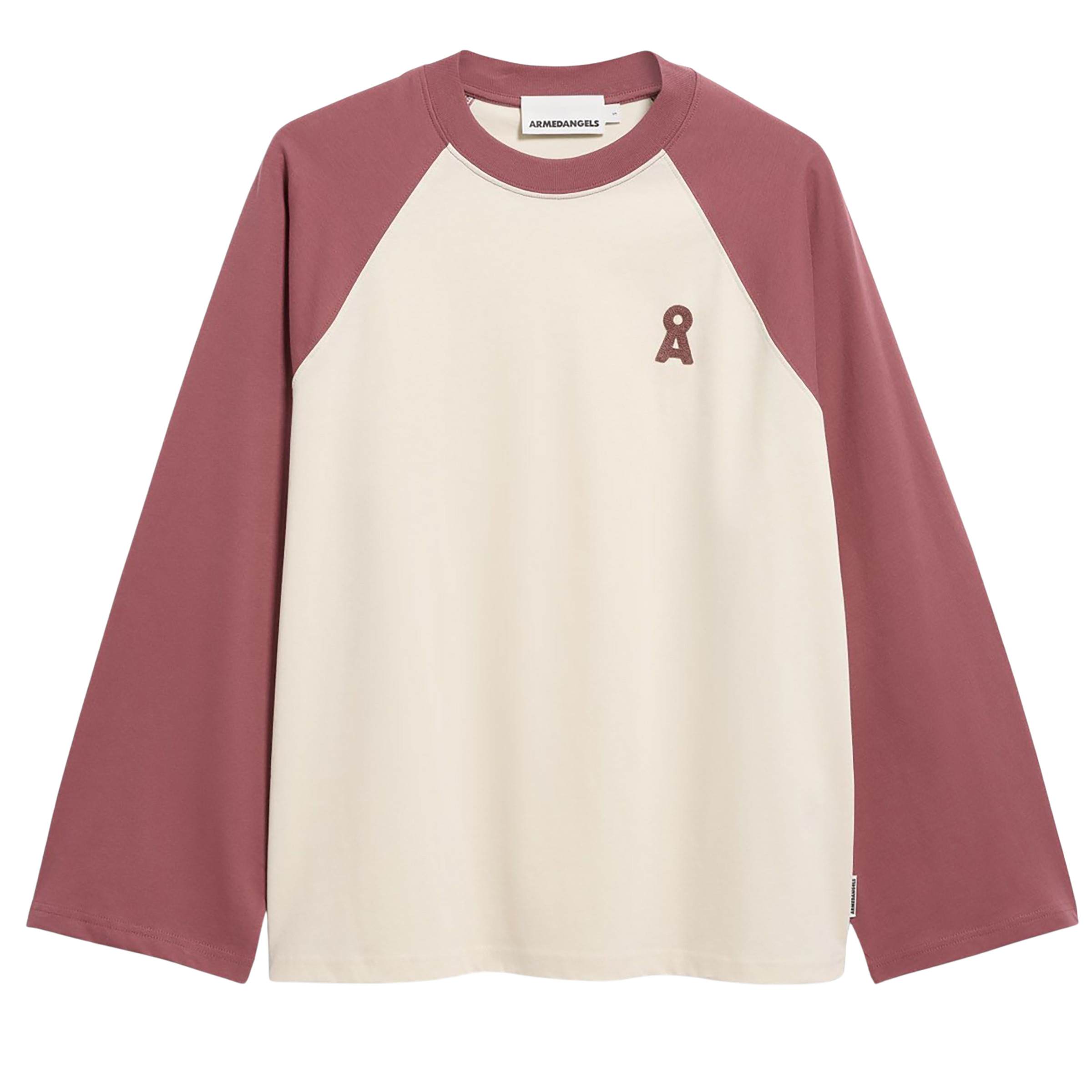 Armedangels Iconic å Raglan Damen Longsleeves beige Größe S Lifestyle Atmungsaktiv