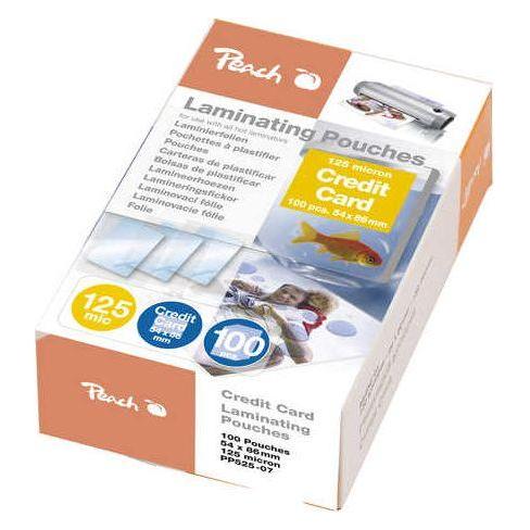 Peach Laminierfolie Credit Card (Kreditkarte, 100 Stk., 125 µm) (510326)