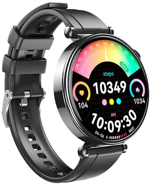 XO GT4 Mini Smartwatch - Udskiftelige Urskiver - Sort