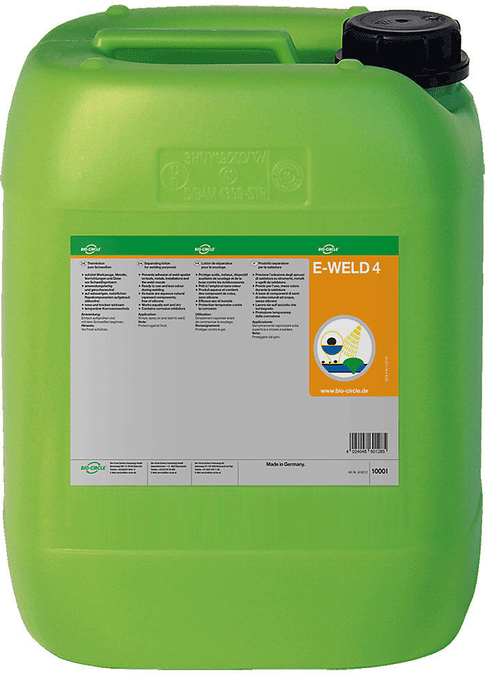 Bio-Circle Schweißschutzspray E-WELD 4, Kanister 10 l, auf Basis nachwachsender Rohstoffe