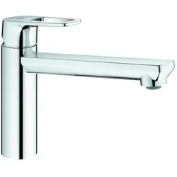 Grohe BauLoop Spültisch-Einhebelmischer 31706000 chrom, schwenkbarer, mittelhoher Auslauf