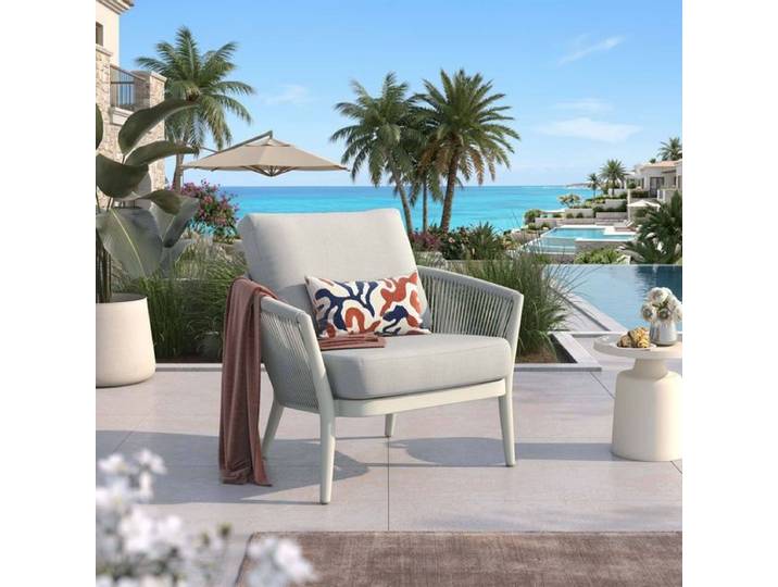 OUTLIV. Monet Loungesessel Aluminium/Rope/Olefin Sand
