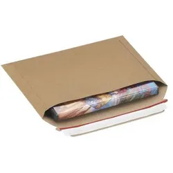 Raja, Versandtasche + Luftpolstertasche, Kartonrücken-Umschläge PCF18 Braun 164 mm (1 Stk.)