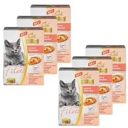 CAT BONBON Feine Filets, Lachs & Hühnchen, 3 x 85 gr. - 6er Set