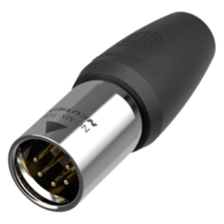 Neutrik NC5MX1-TOP-14 XLR-Steckverbinder Stecker, gerade Polzahl: 5 Schwarz 1 S (NC5MX1-TOP-14)
