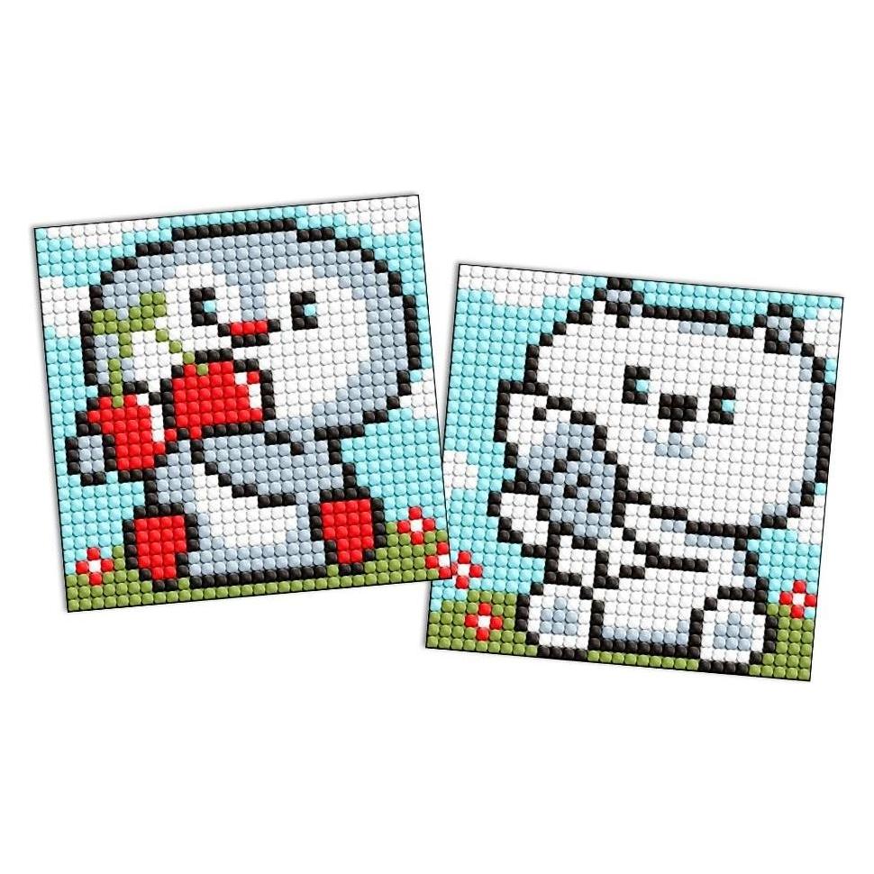 Ideyka Diamond Painting Magnet - Pinguin- und Bärenjunges (AMG1092)