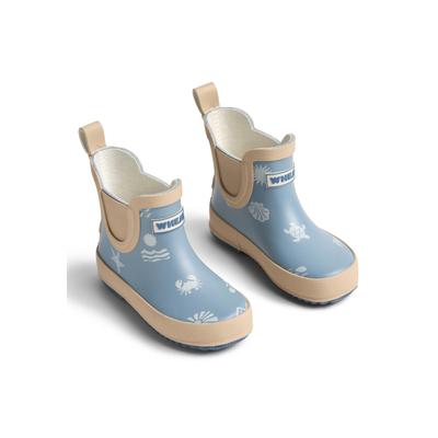 Stiefel WHEAT "WHEAT Gummistiefel Beta", Mädchen, Gr. 32, blau (summer island), Gummi, Schuhe Stiefel