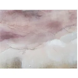 Mauro Ferretti, Bilder, Bild auf Leinwand rosa Berg 80 (80 x 60 cm)
