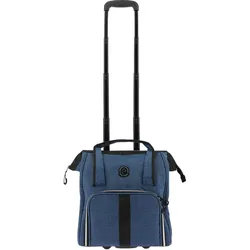 Ekkia Equitheme Putzkoffer mit Rollen Trolli Je t ́aime Jeansblau