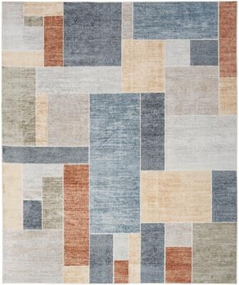 Nourison Astra Machine Washable Paneled Area Rug