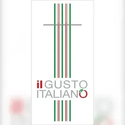 Mank Besteckservietten Airlaid Il Gusto Italiano, 40 x 40 cm, 75 Stück - Bestecktaschen Italien