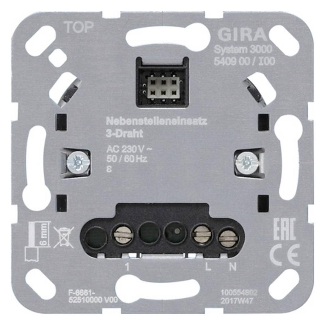 Gira System 3000 Einsatz 3-Draht 540900 Nebenstelle (540900)